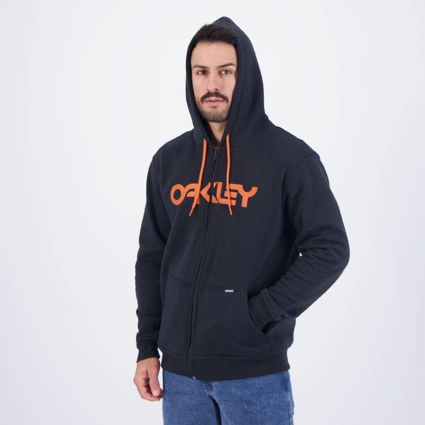 Blusão de Moletom Oakley Mark Ii F/Z Hoodie - Masculino - Foto 3