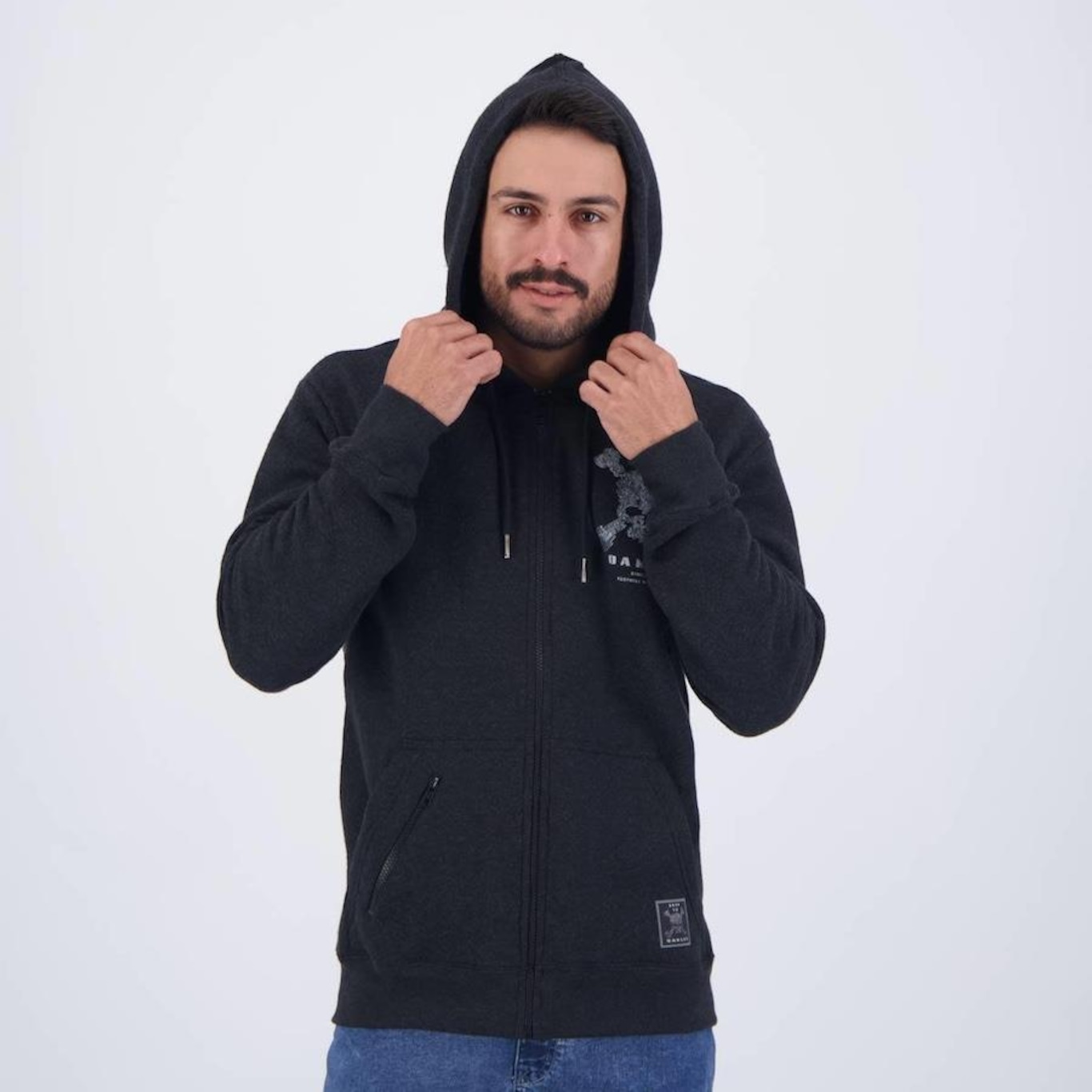 Blusão de Moletom Oakley Skull Hoodie - Masculino - Foto 3