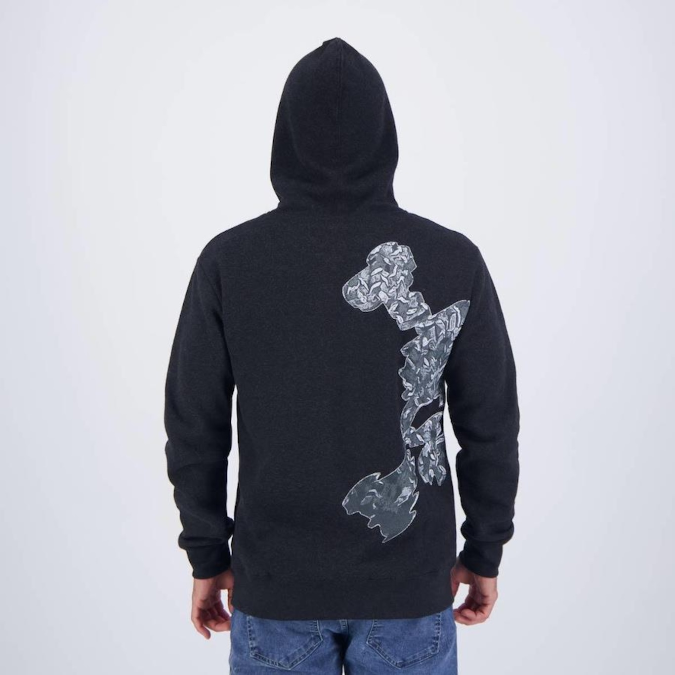 Blusão de Moletom Oakley Skull Hoodie - Masculino - Foto 4