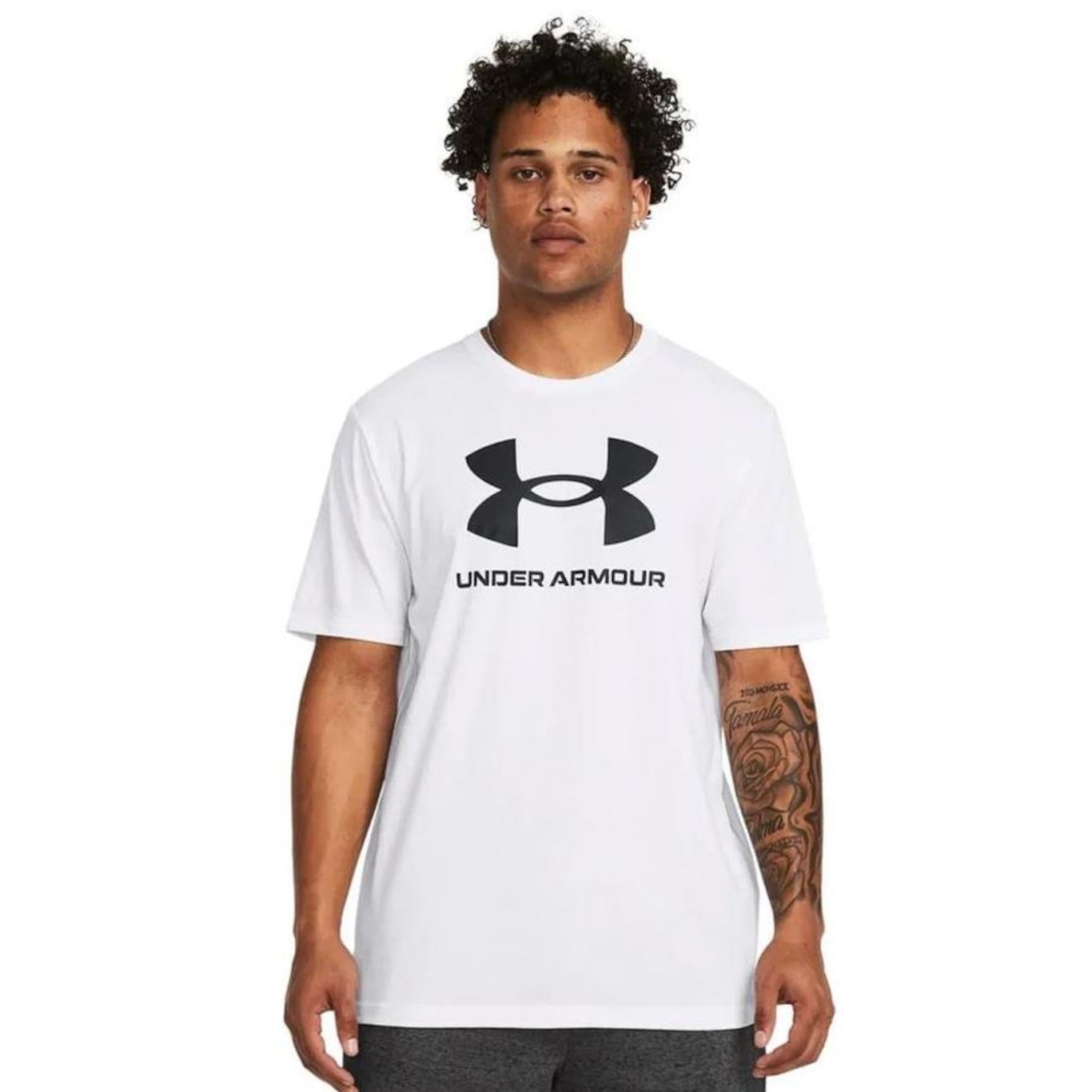 Camiseta Under Armour Sportstyle Logo - Masculina - Foto 1