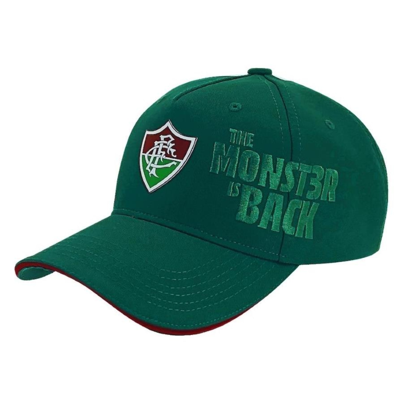 Boné Aba Curva Fluminense Supercap Thiago Silva - Strapback - Adulto - Foto 1