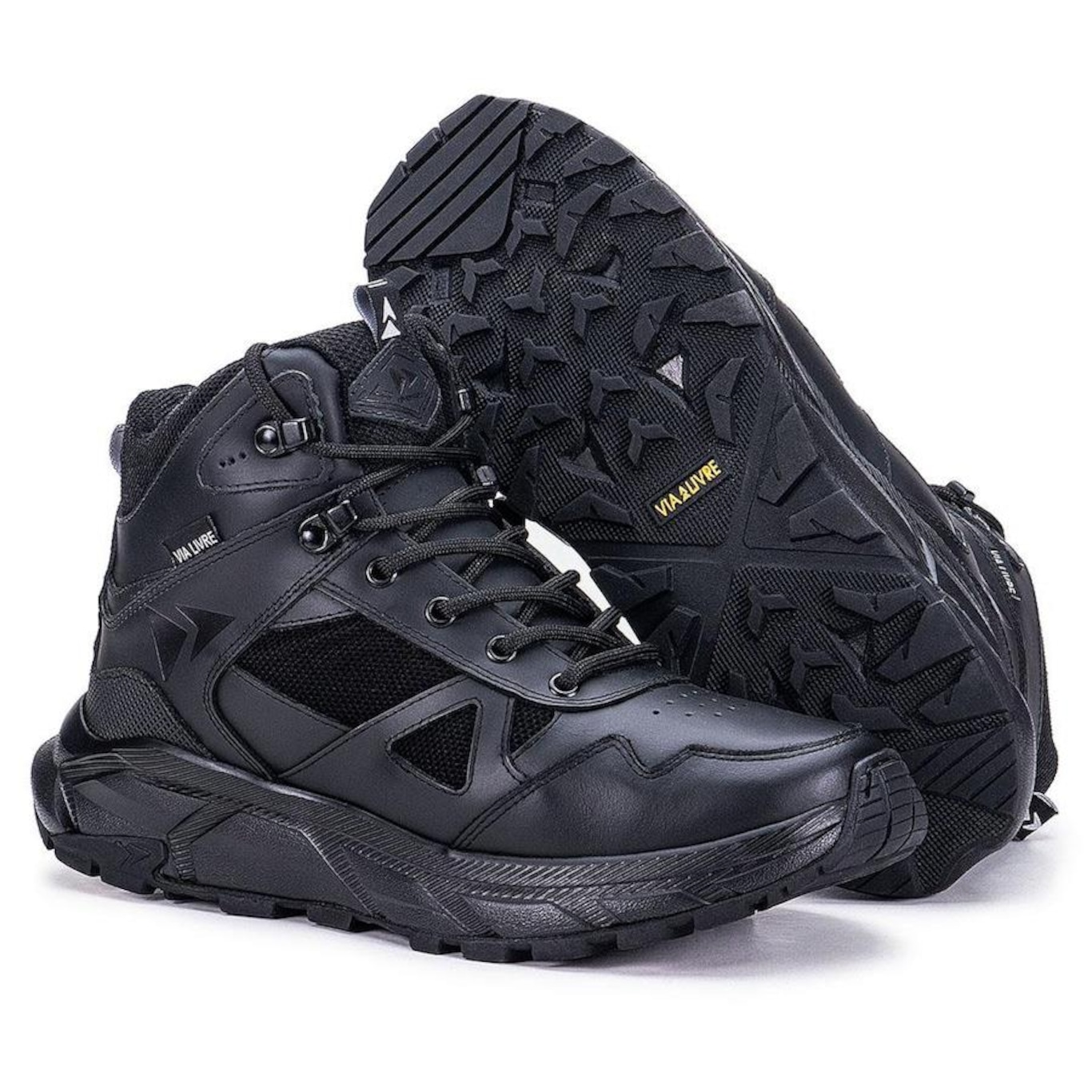 Bota de Couro Adventure Via Livre Explore - Masculina - Foto 4