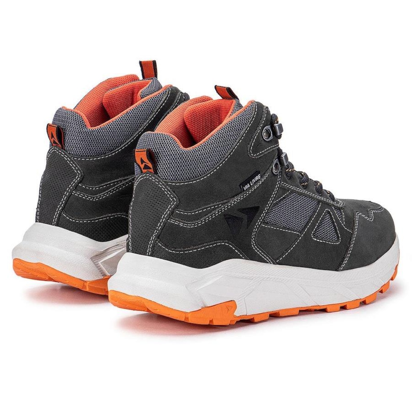 Bota de Couro Adventure Via Livre Bray - Masculina - Foto 3