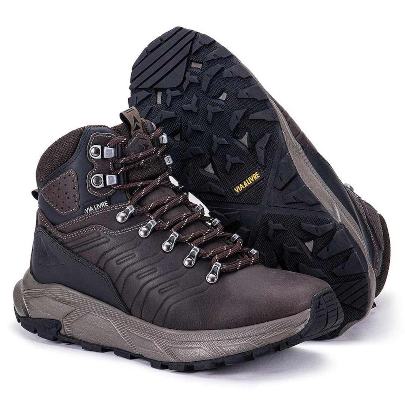 Bota Adventure Via Livre Queenstown - Masculina - Foto 3