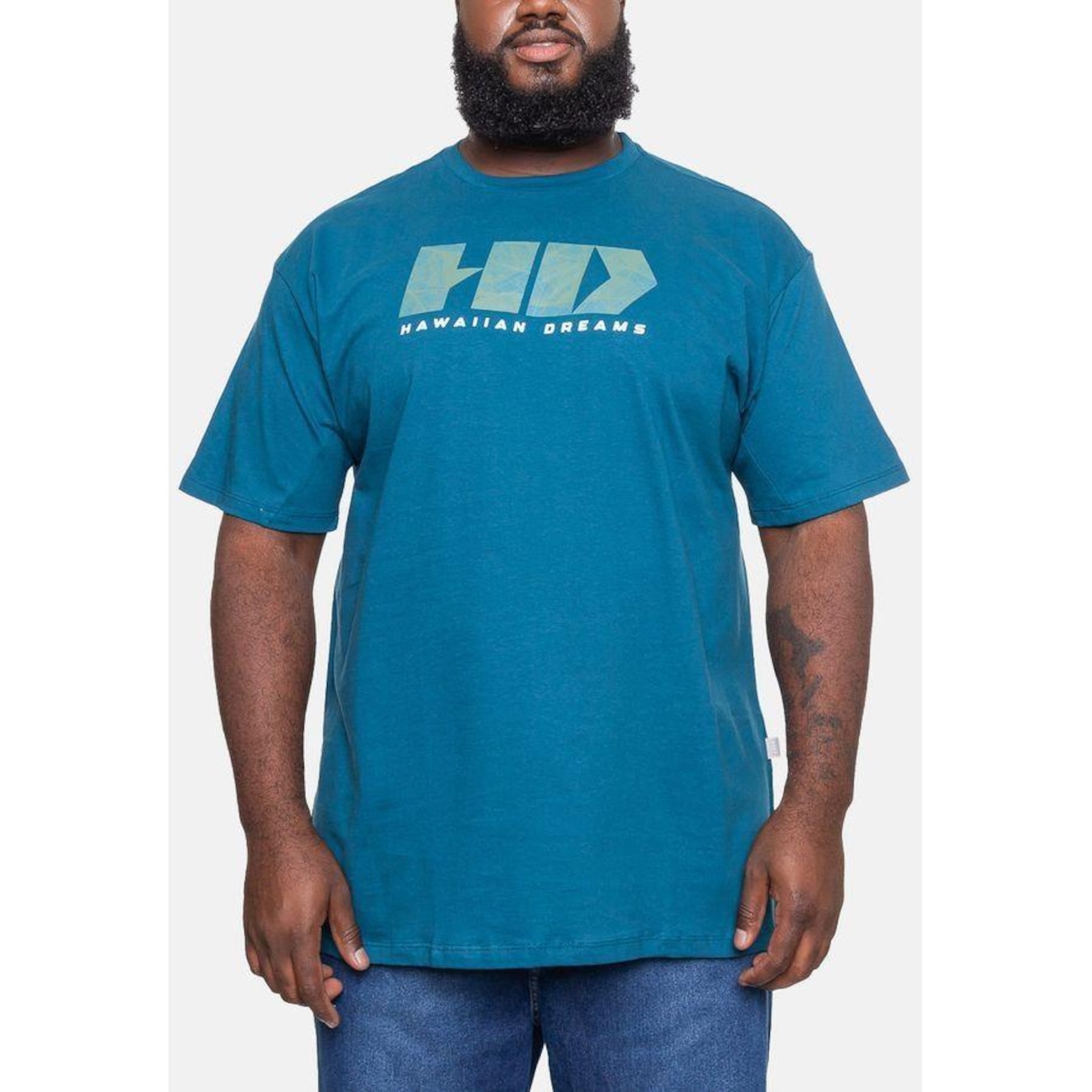 Camiseta Hd Plus Size - Masculina - Foto 1