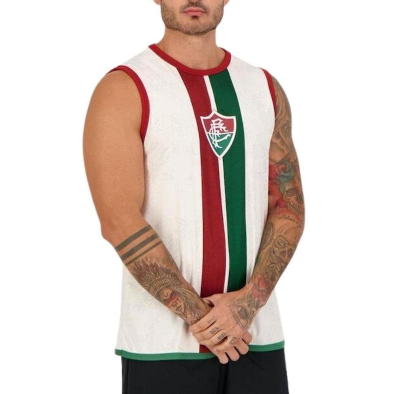 Camiseta Regata do Fluminense Edify Braziline - Masculina - Foto 3