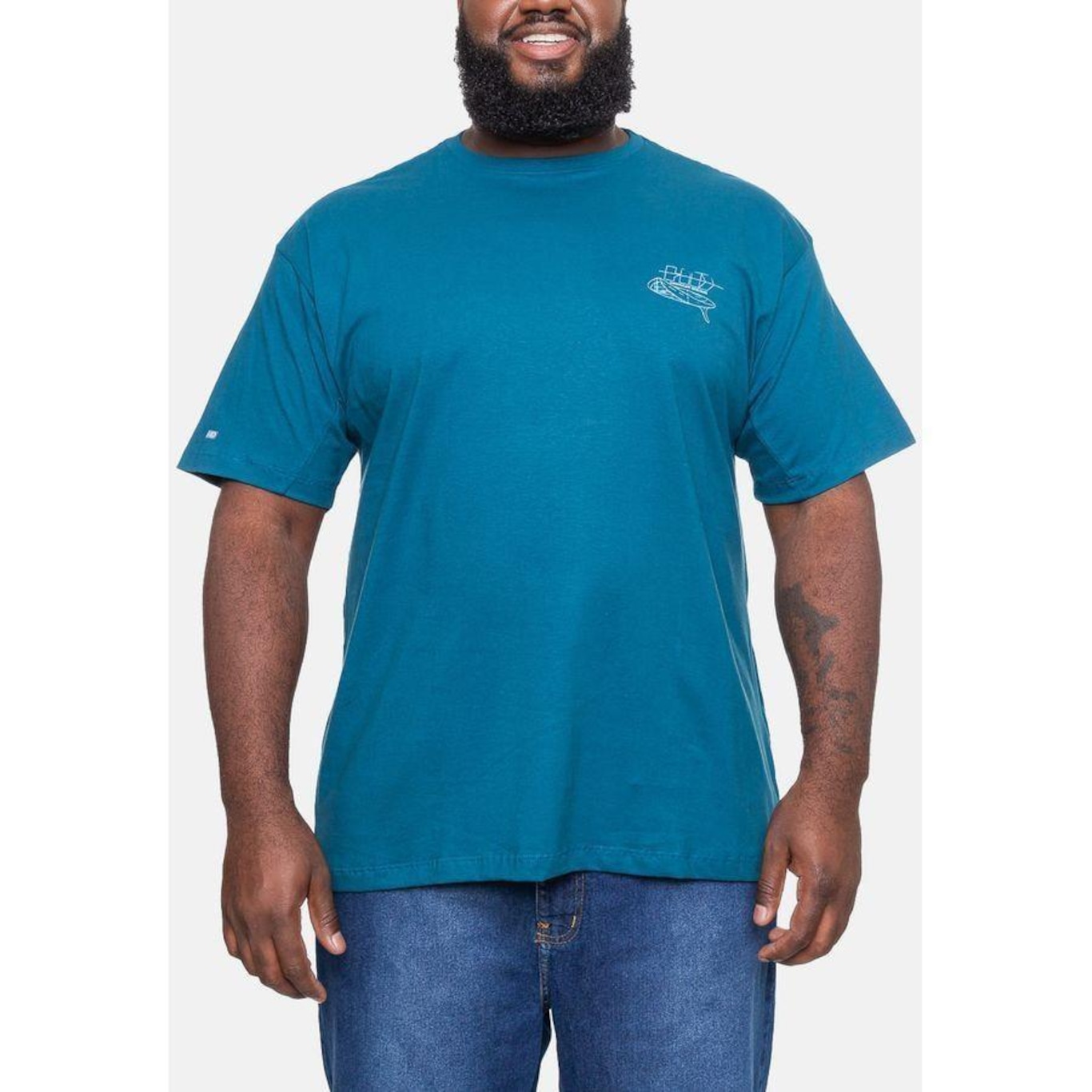 Camiseta Hd Plus Size Boards - Masculina - Foto 3