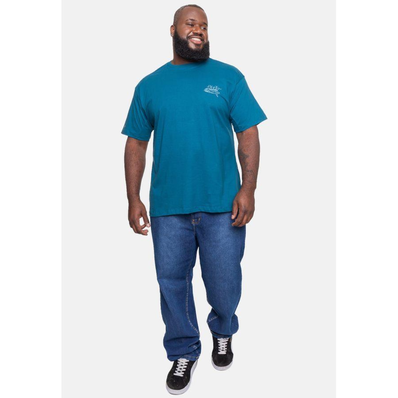 Camiseta Hd Plus Size Boards - Masculina - Foto 5