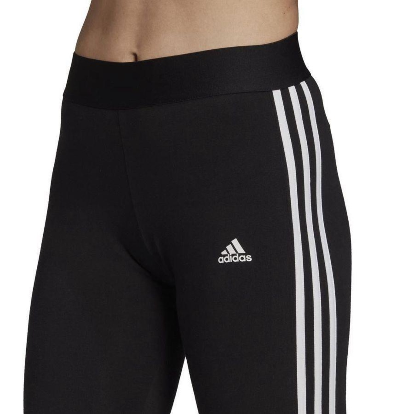 CALÇA LEGGING ADIDAS ESSENTIALS 3-STRIPES - FEMININA - Foto 4