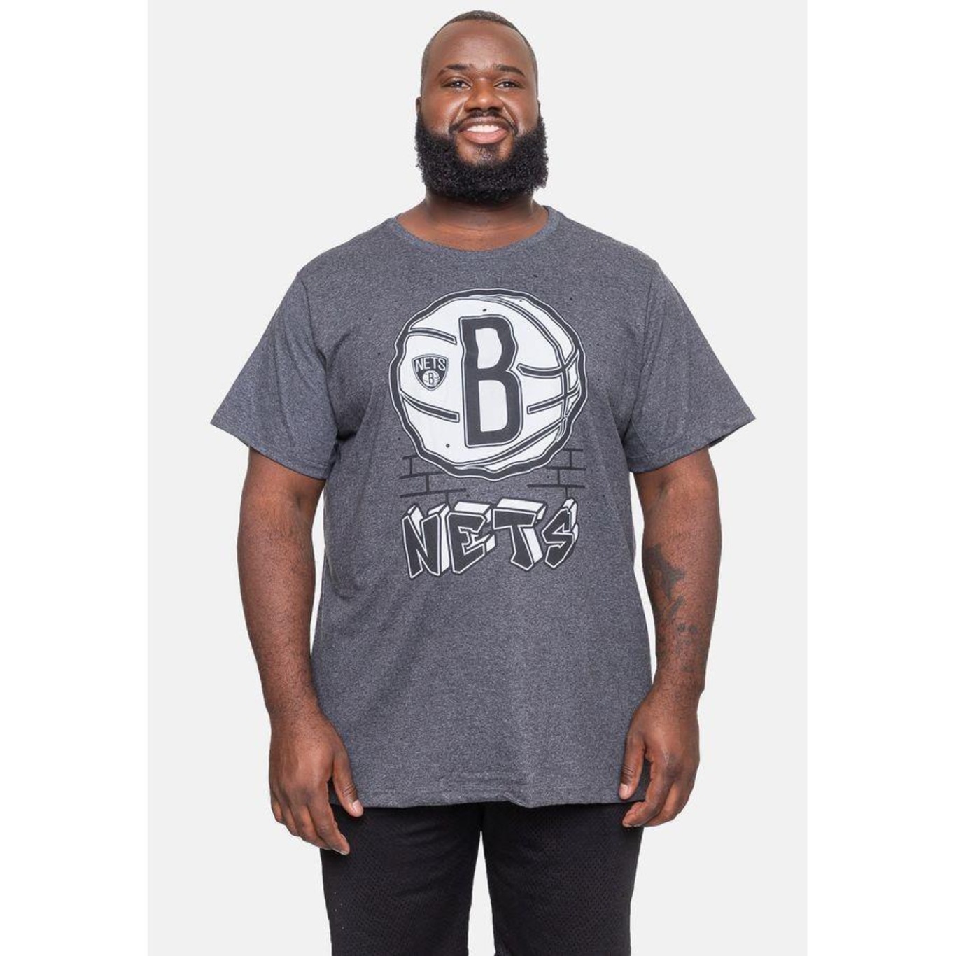 Camiseta NBA Plus Size Top Scorer Brooklyn Nets - Masculina - Foto 1