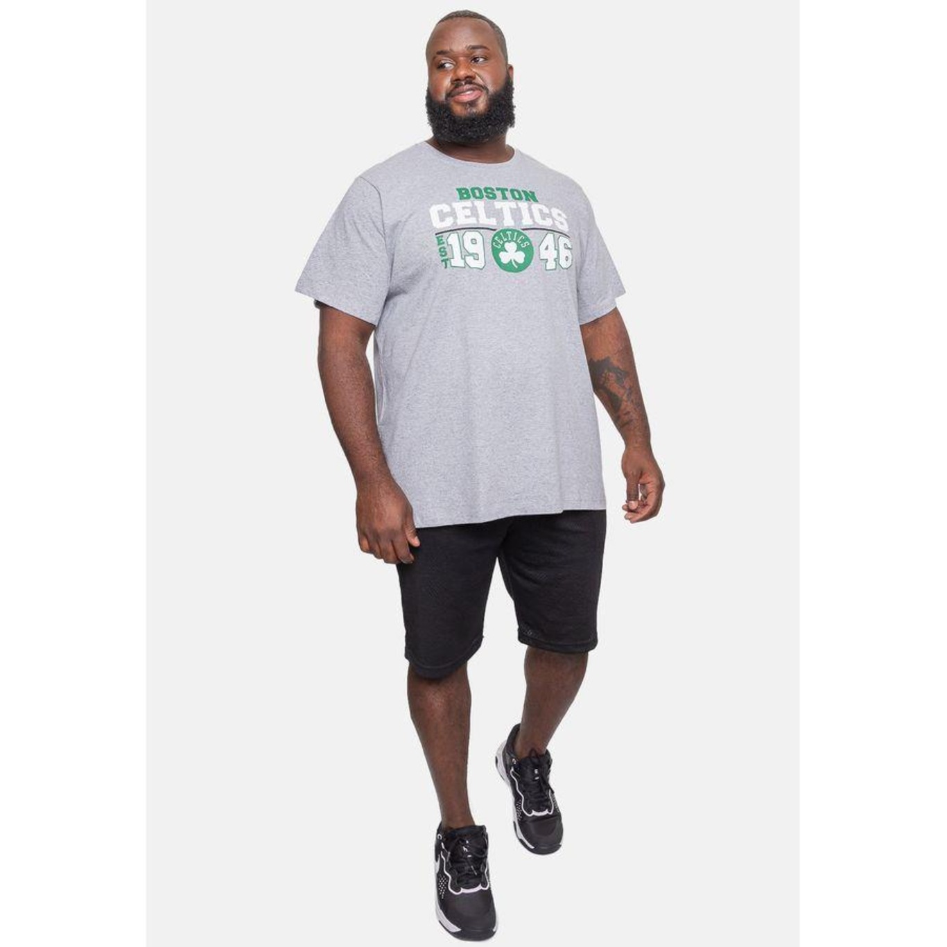 Camiseta NBA Plus Size City2City Boston Celtics - Masculina - Foto 5