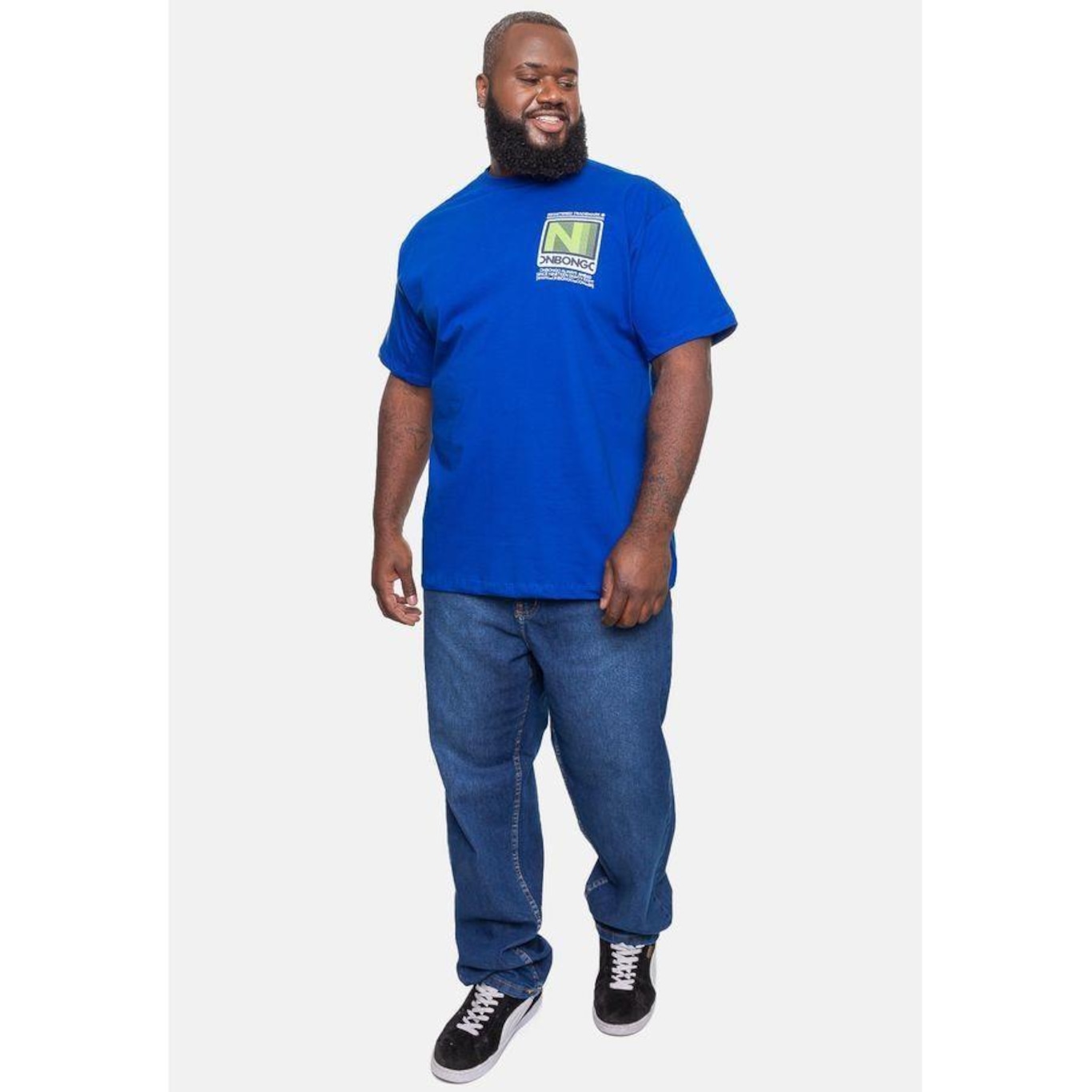 Camiseta Onbongo Plus Size Ahead - Masculina - Foto 1