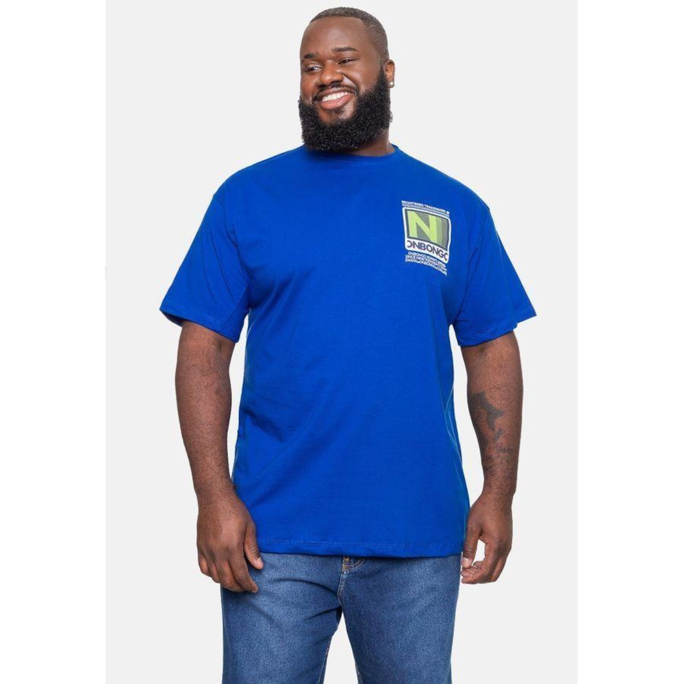 Camiseta Onbongo Plus Size Ahead - Masculina - Foto 2