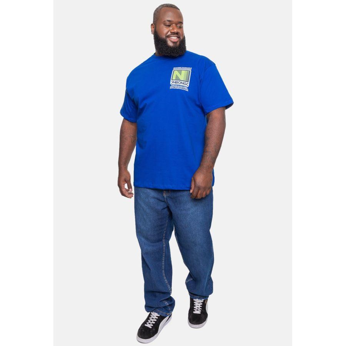 Camiseta Onbongo Plus Size Ahead - Masculina - Foto 5