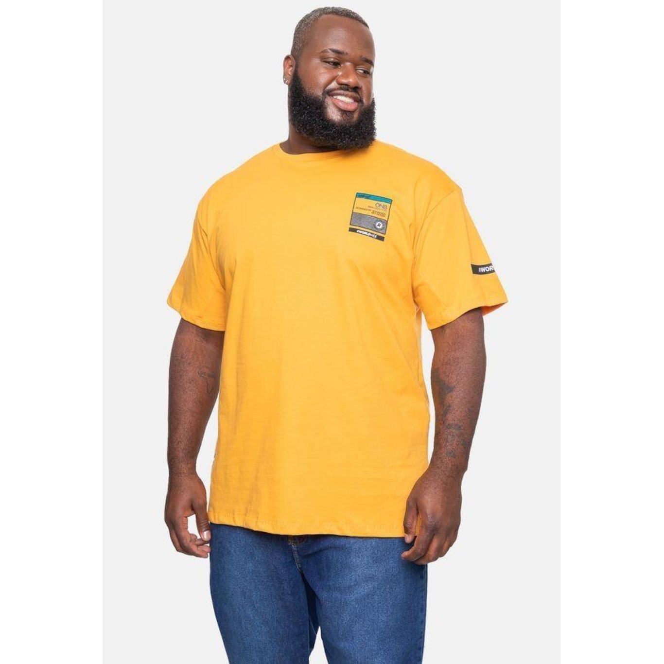 Camiseta Onbongo Plus Size Journey - Masculina - Foto 1