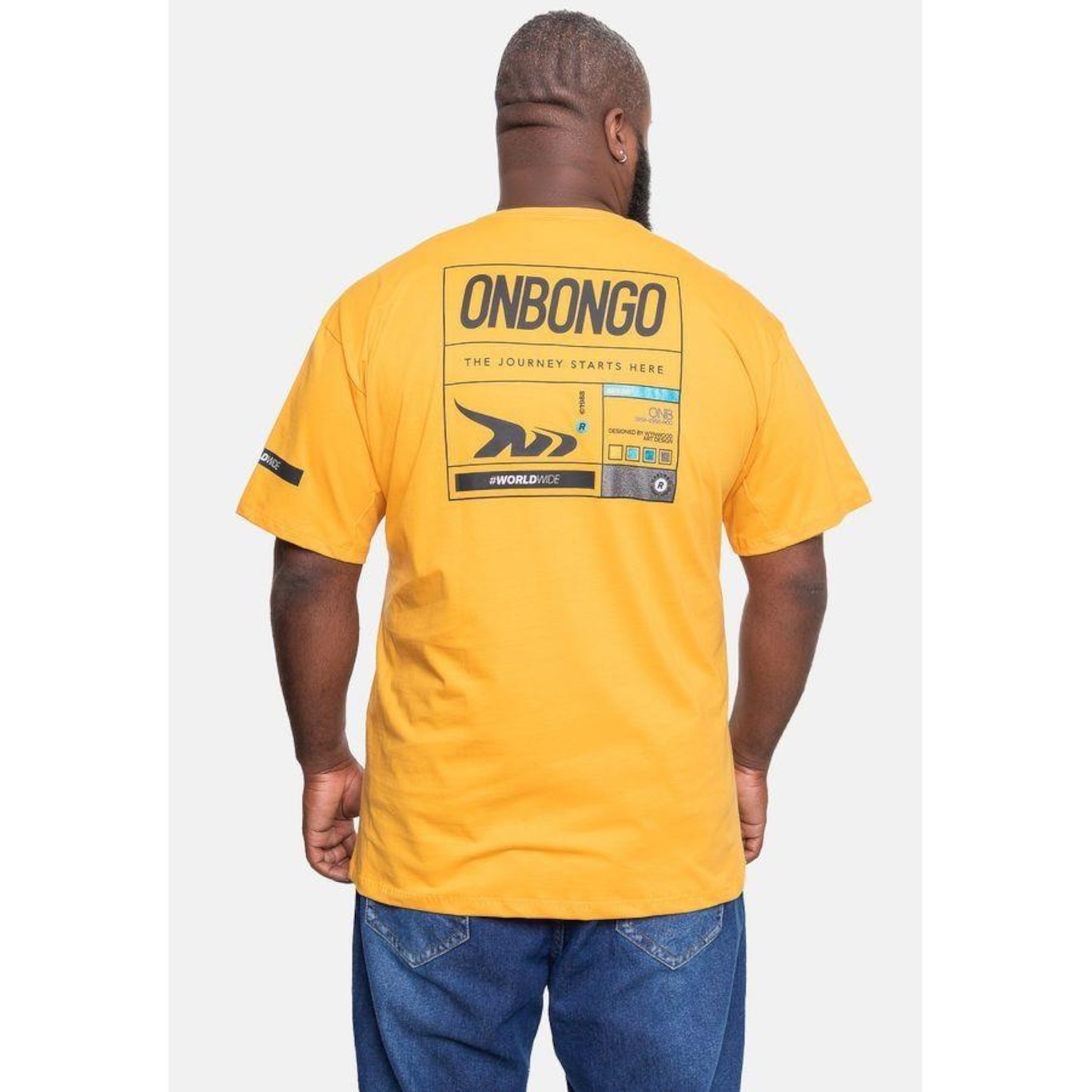 Camiseta Onbongo Plus Size Journey - Masculina - Foto 2