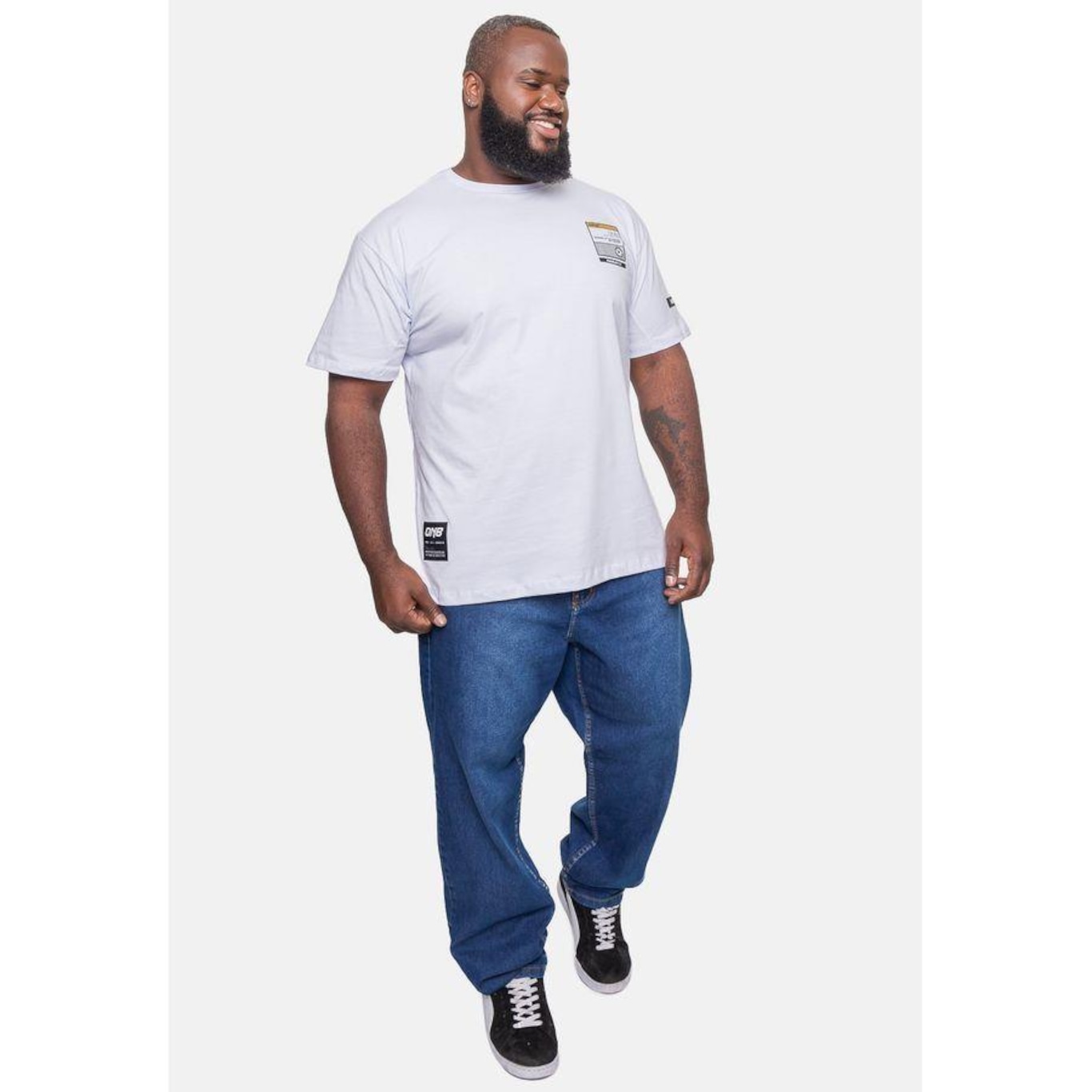 Camiseta Onbongo Plus Size Journey - Masculina - Foto 4