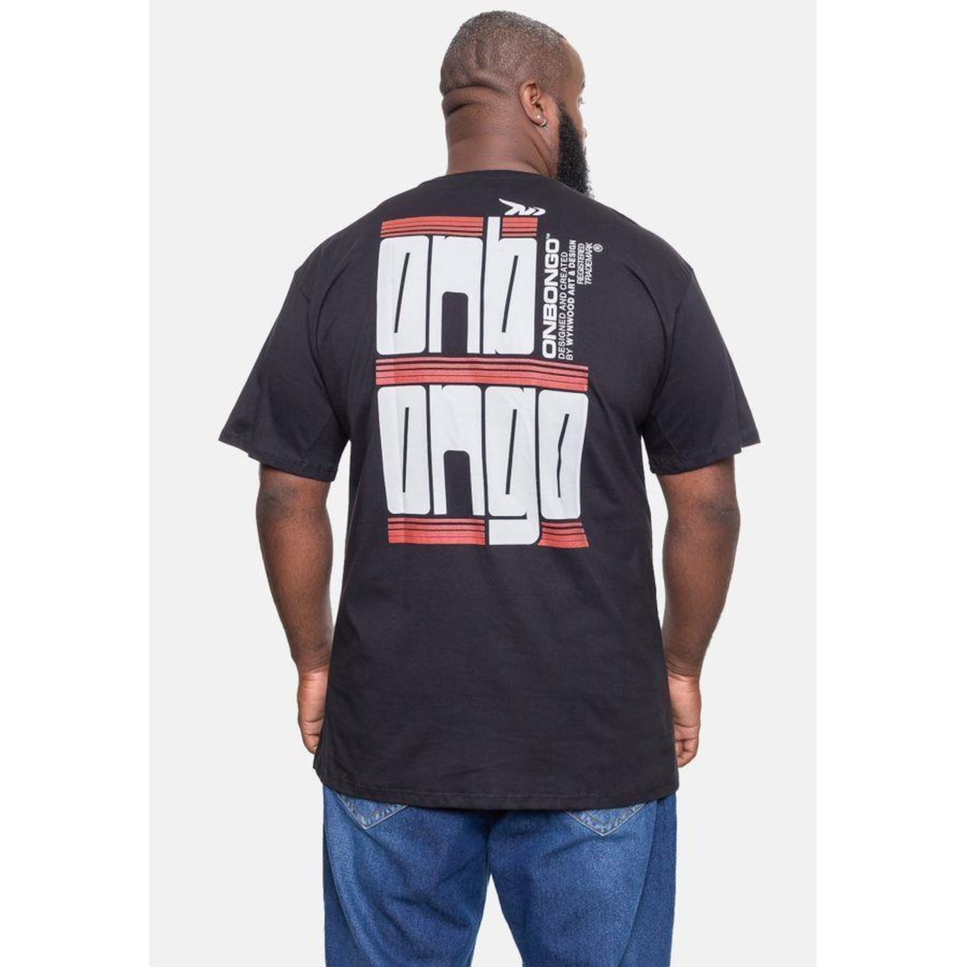 Camiseta Onbongo Plus Size Estampada - Masculina - Foto 4