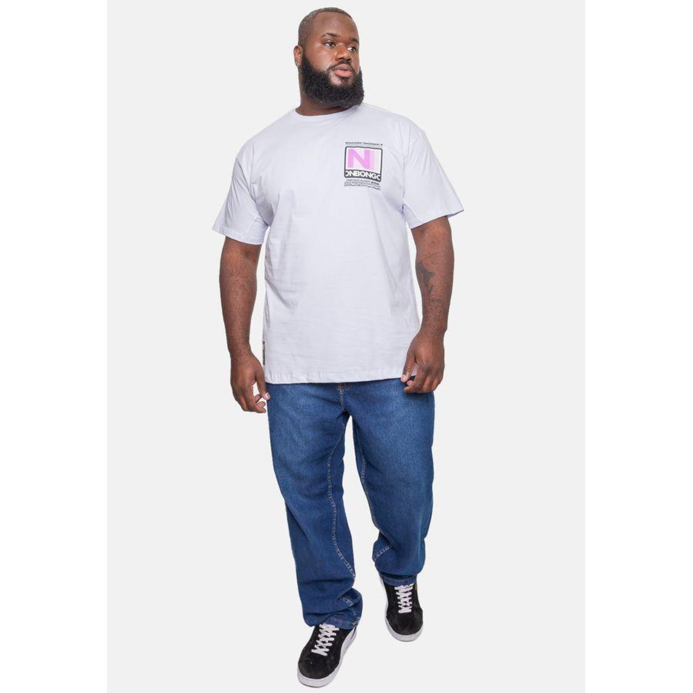 Camiseta Onbongo Plus Size Ahead - Masculina - Foto 3