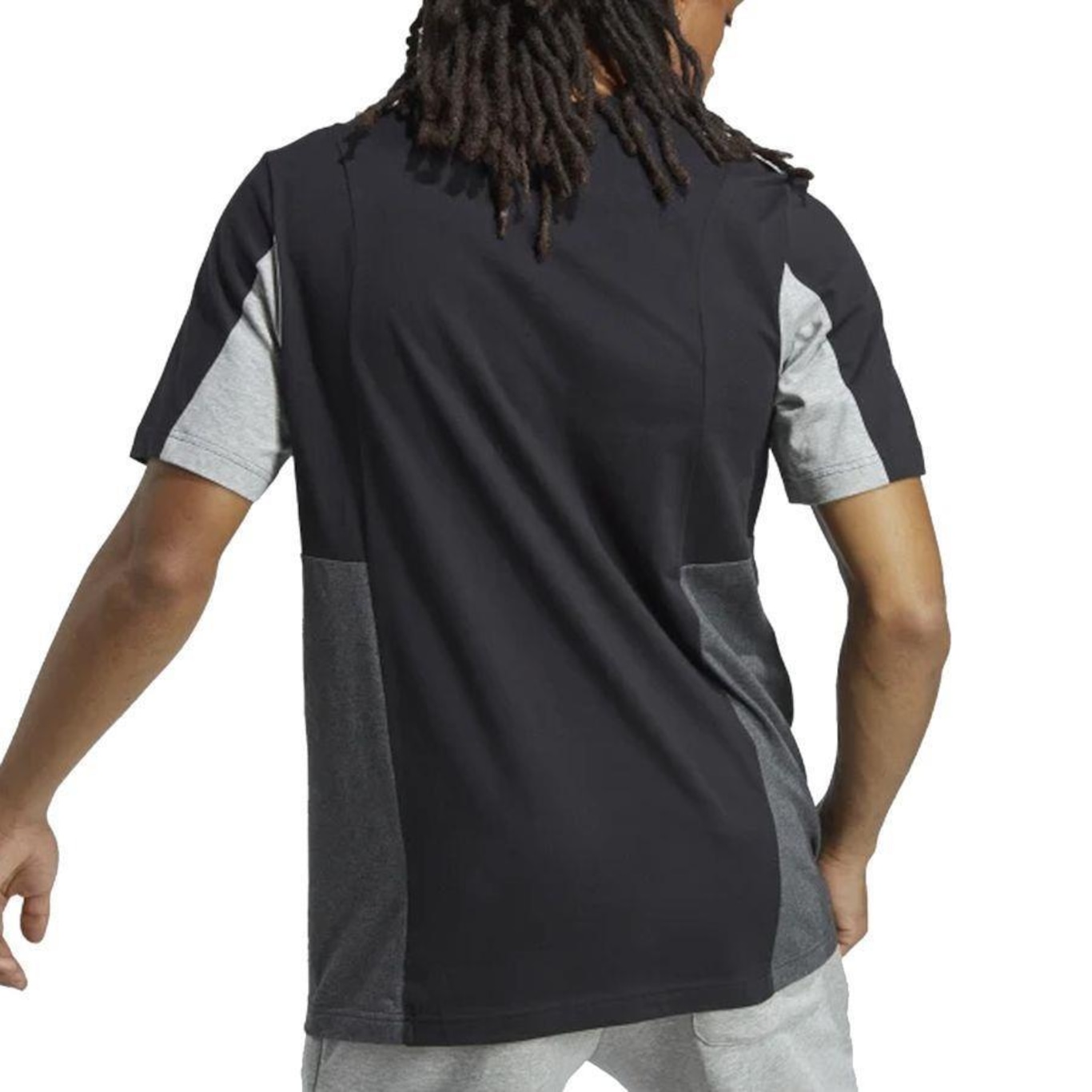 Camiseta adidas Essentials Colorblock - Masculino - Foto 3