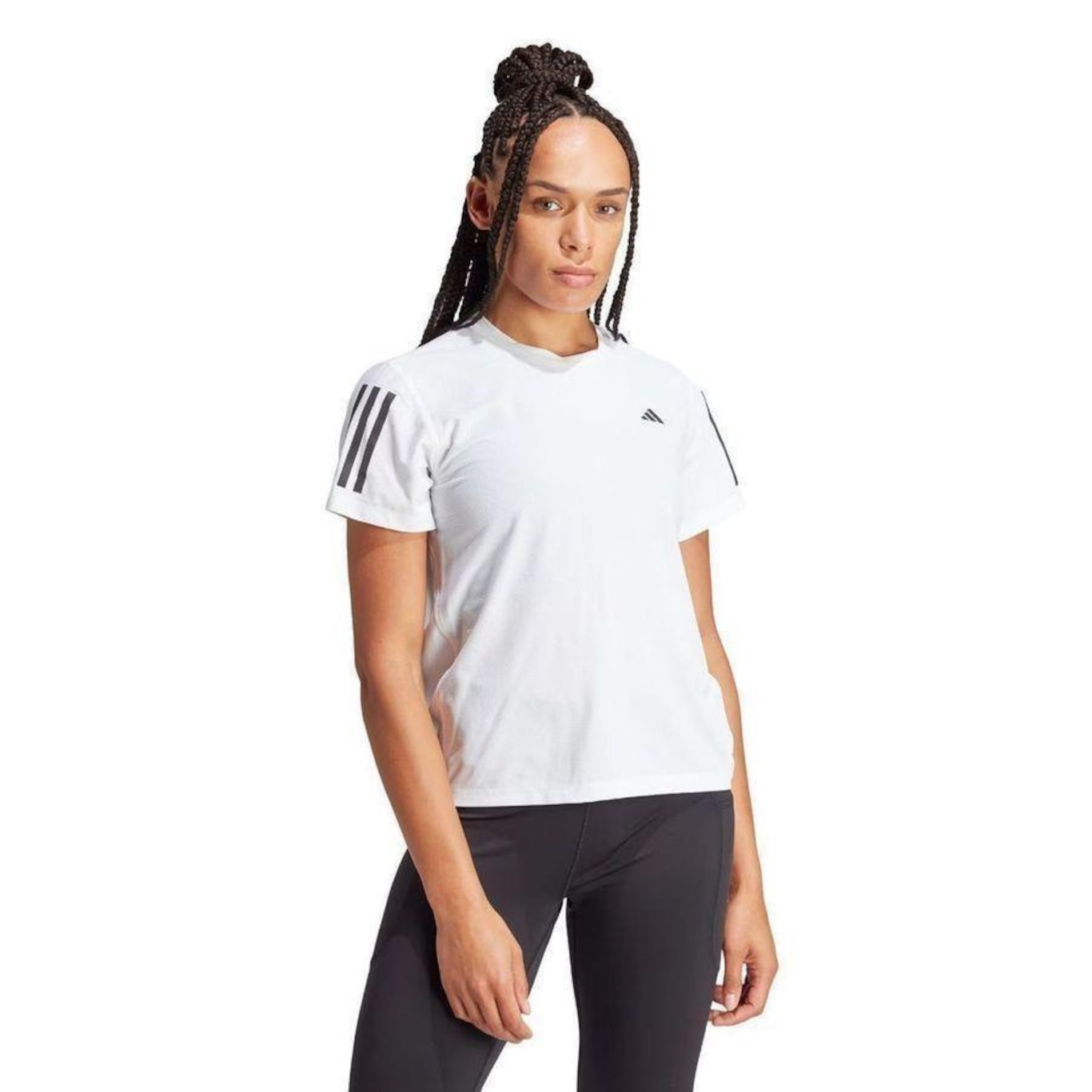 Camiseta adidas Own The Run Base - Feminino - Foto 2