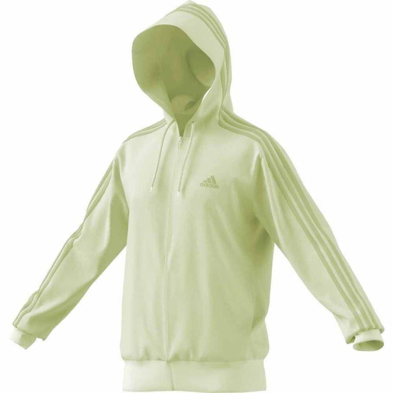 Jaqueta com Capuz adidas Essentials French Terry 3-Stripes - Masculina - Foto 2