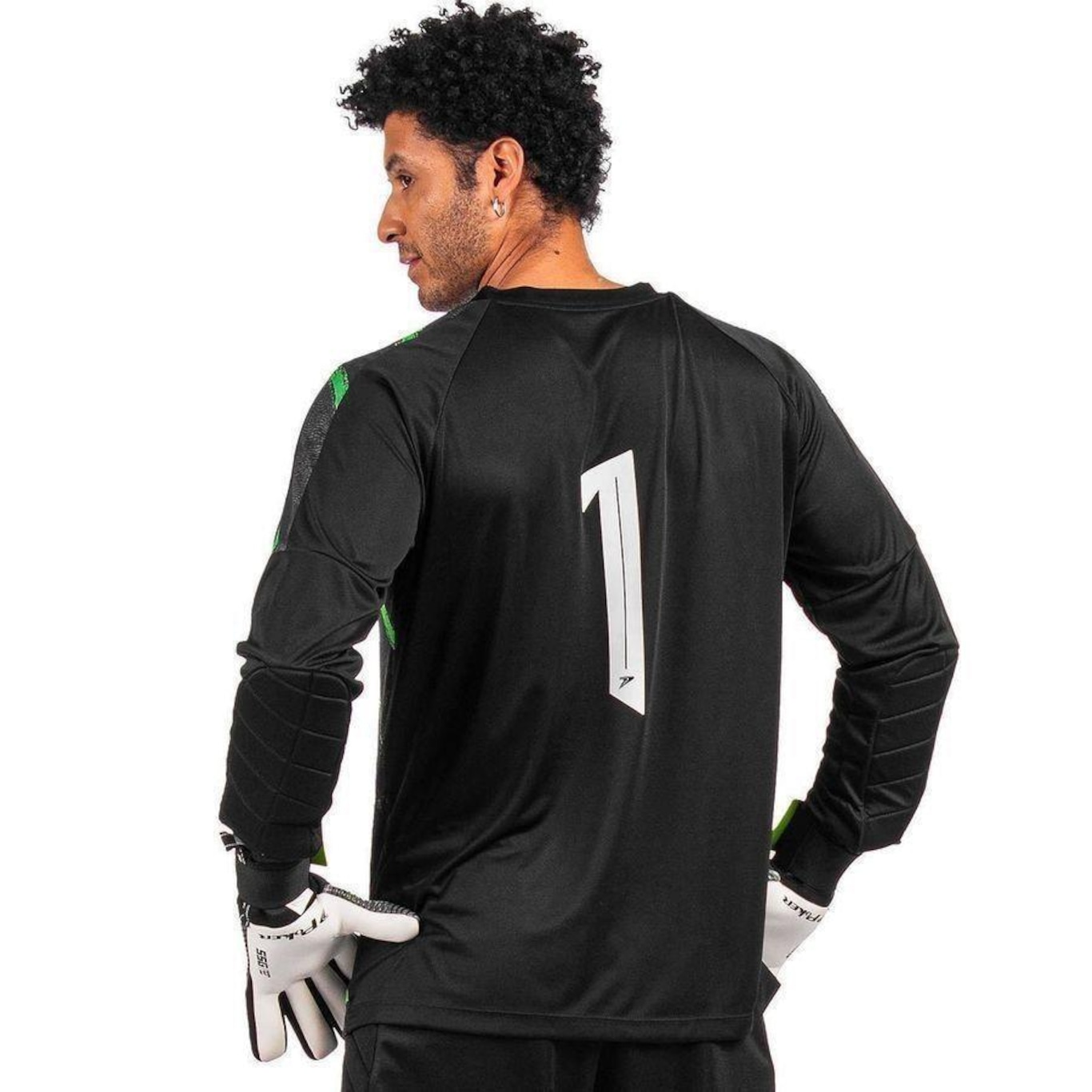 Camisa Manga Longa Goleiro Poker Sublimada Celeno - Masculina - Foto 3