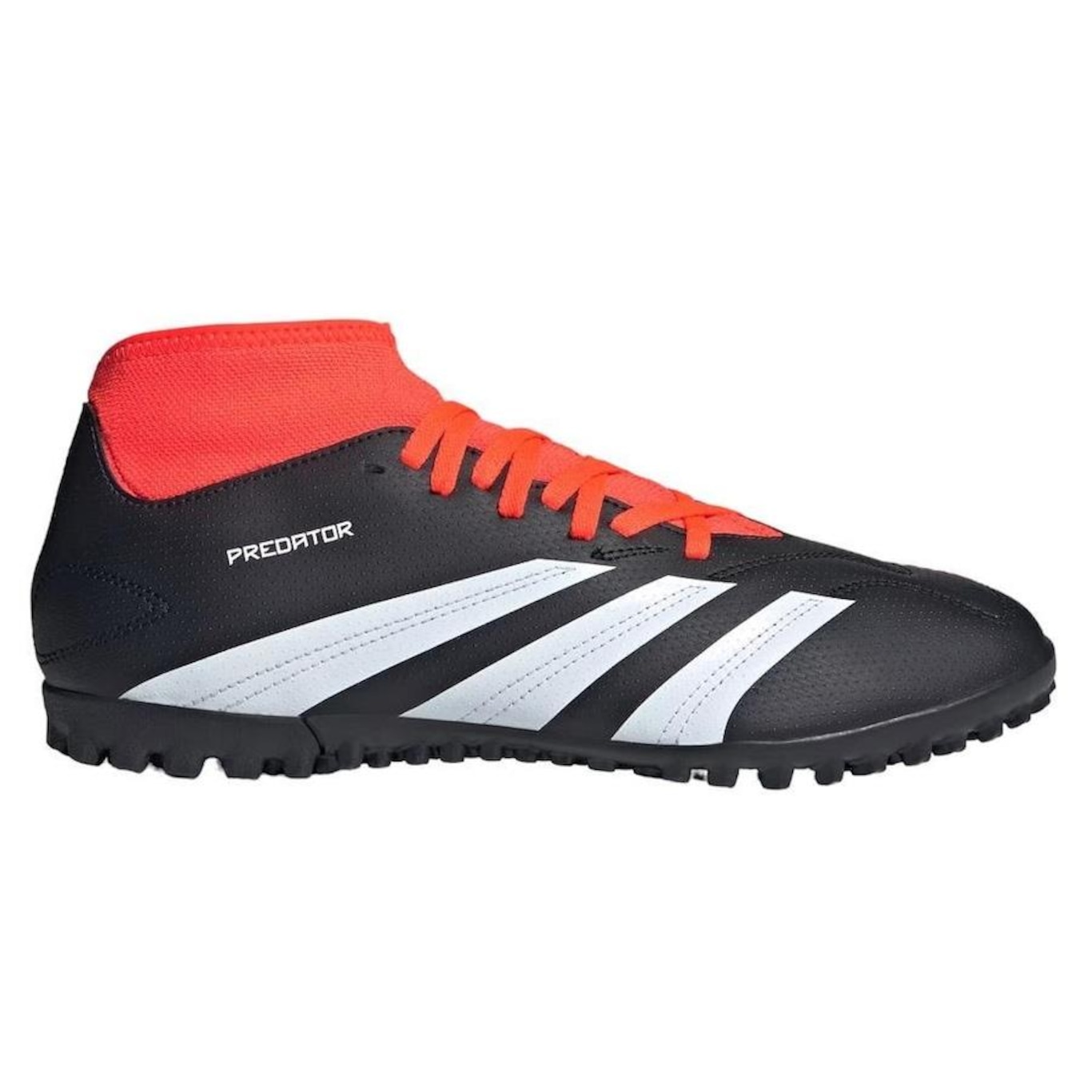 Chuteira Society adidas Predator 24 Club Sock - Adulto - Foto 3