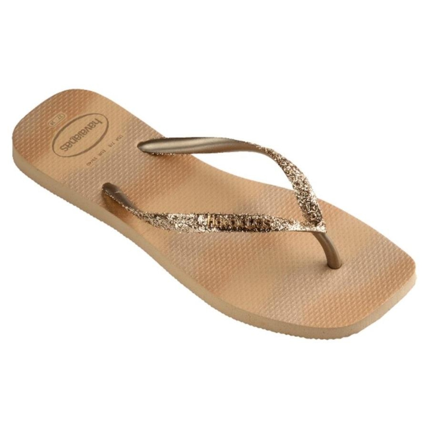 Chinelo Havaianas Slim Square Glitter Party - Feminino - Foto 3