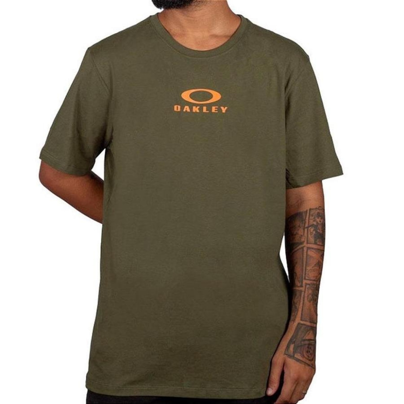 Camiseta Oakley Bark New - Masculina - Foto 1