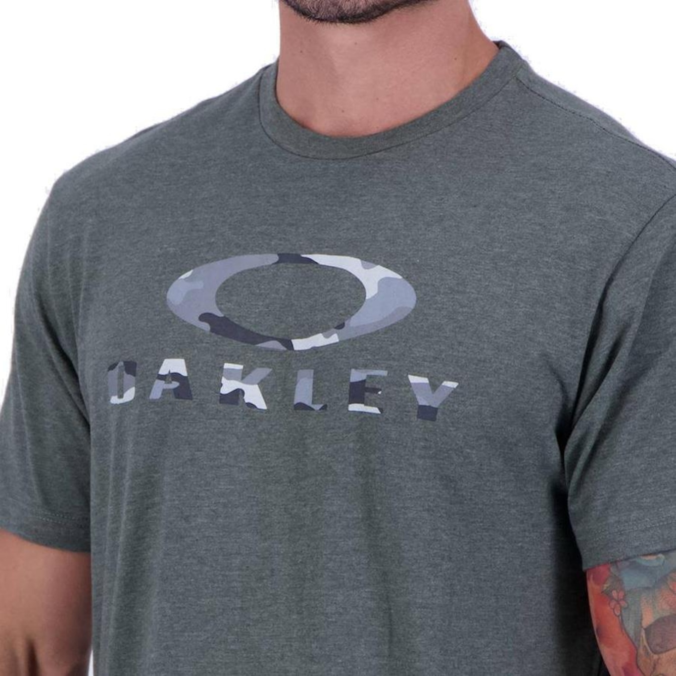 Camiseta Oakley Camo Ss - Masculina - Foto 3