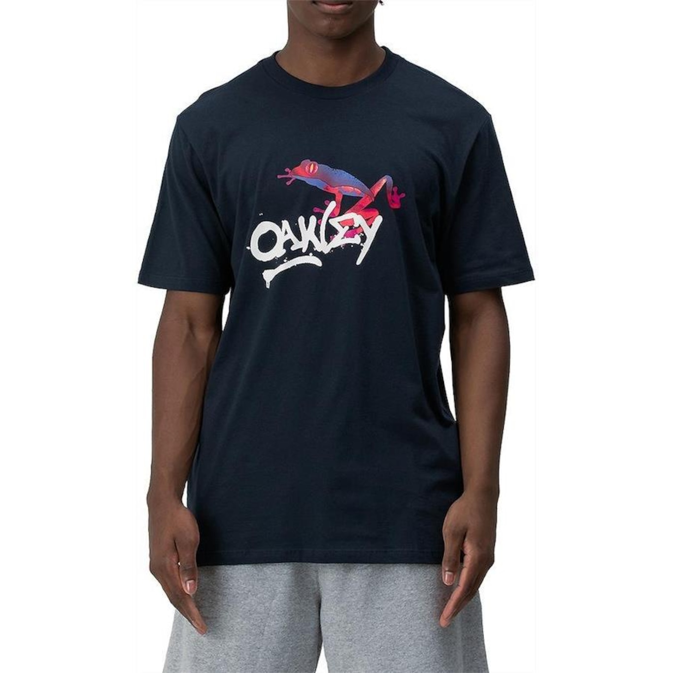 Camiseta Oakley Frog Graphic - Masculina - Foto 1