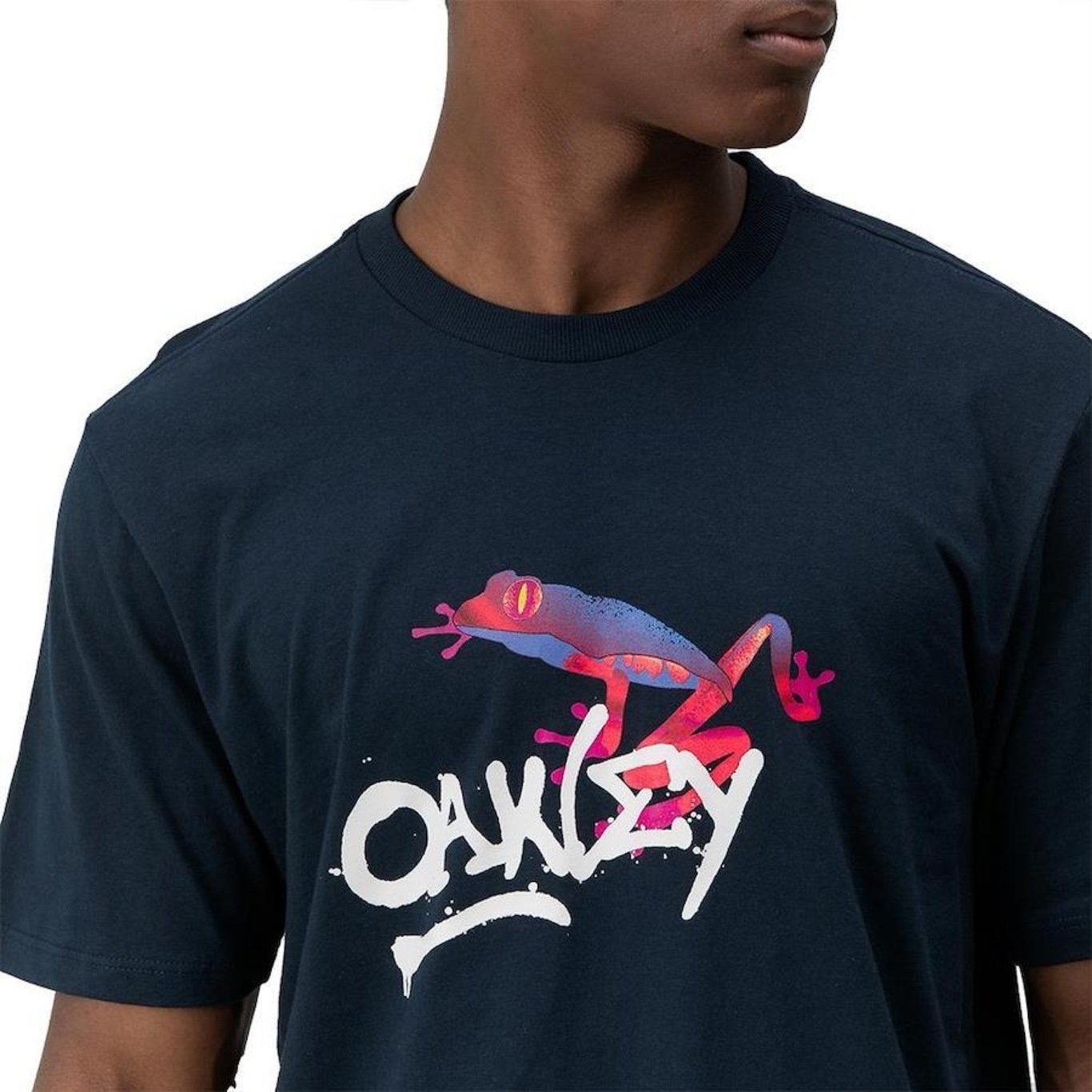 Camiseta Oakley Frog Graphic - Masculina - Foto 3