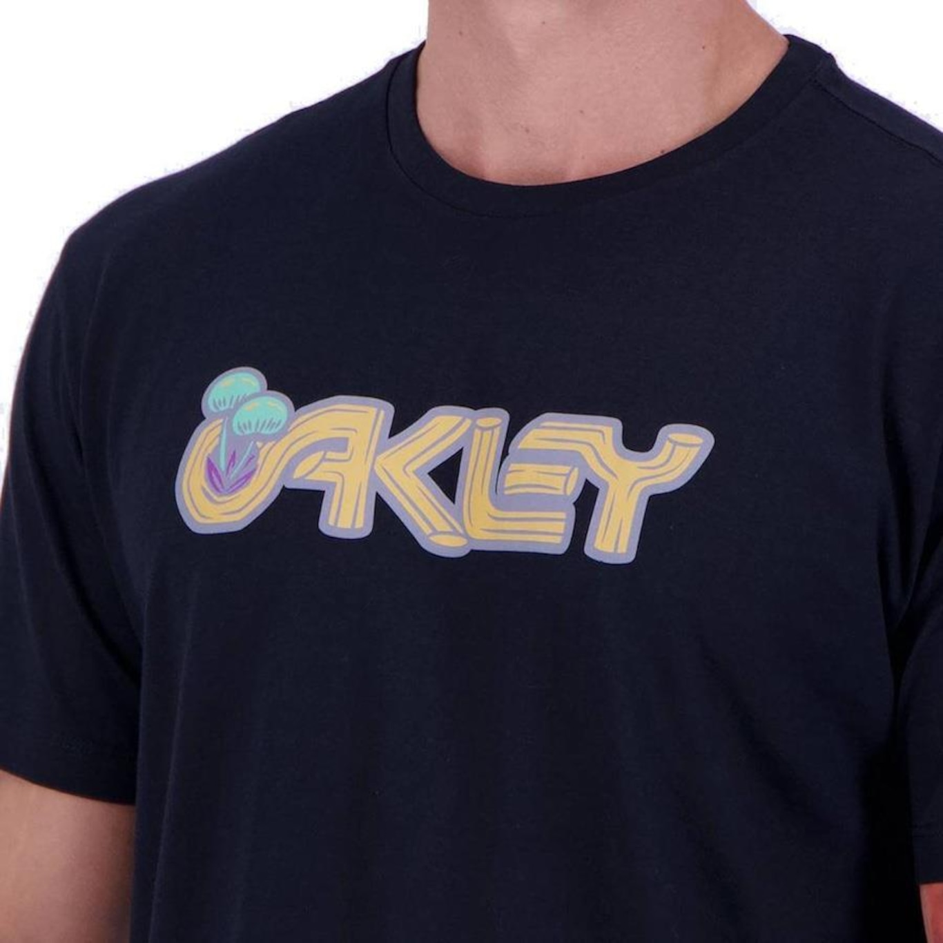 Camiseta Oakley Mushroom Logo Jet - Masculina - Foto 3