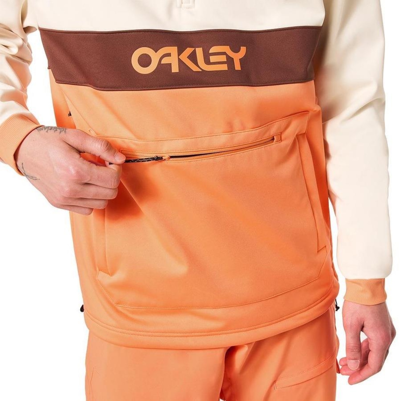 Blusão de Moletom Oakley Tnp Nose Grab Softshell Artic - Masculino - Foto 5