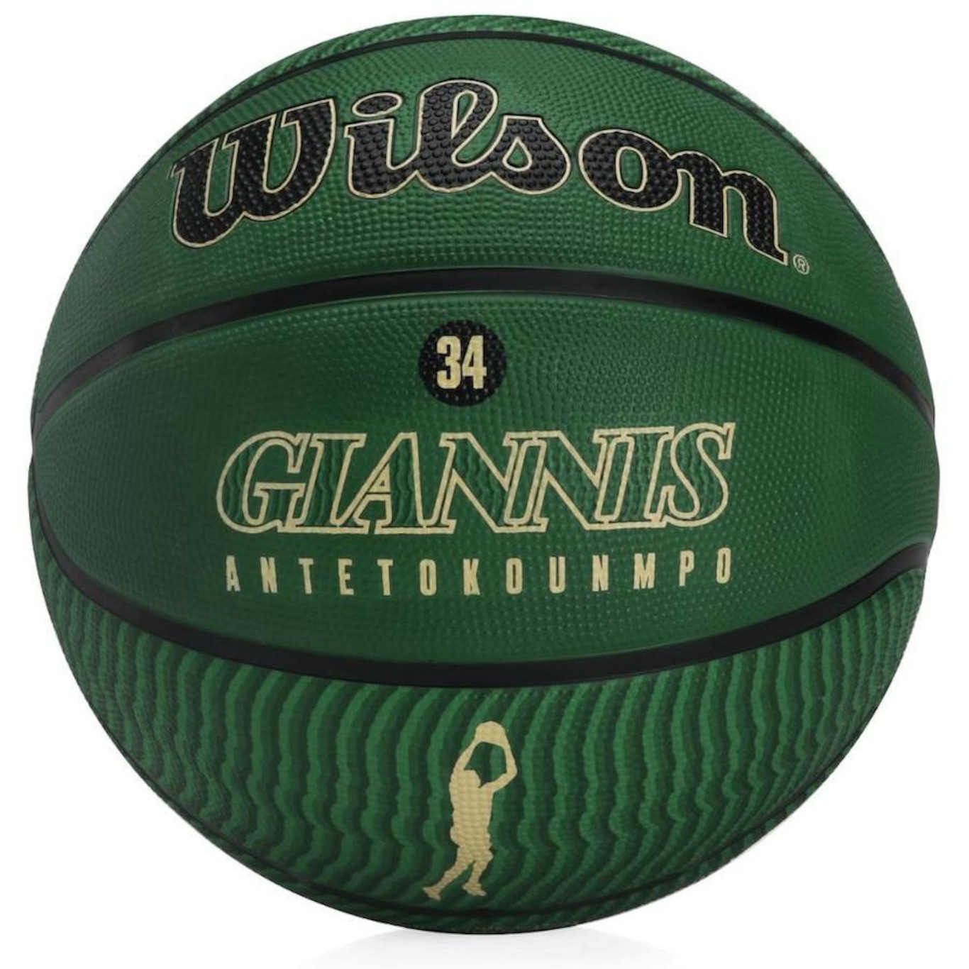 Bola de Basquete Wilson Nba Player Icon Giannis Antetokounmpo Tam7 - Foto 2