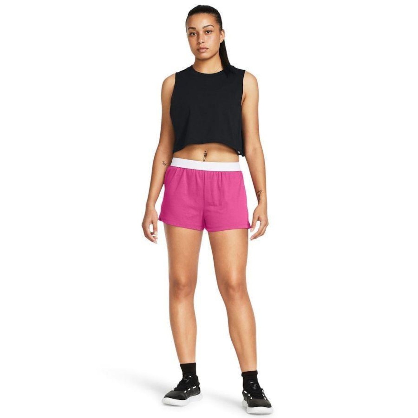 Shorts de Treino Under Armour Campus - Feminino - Foto 3