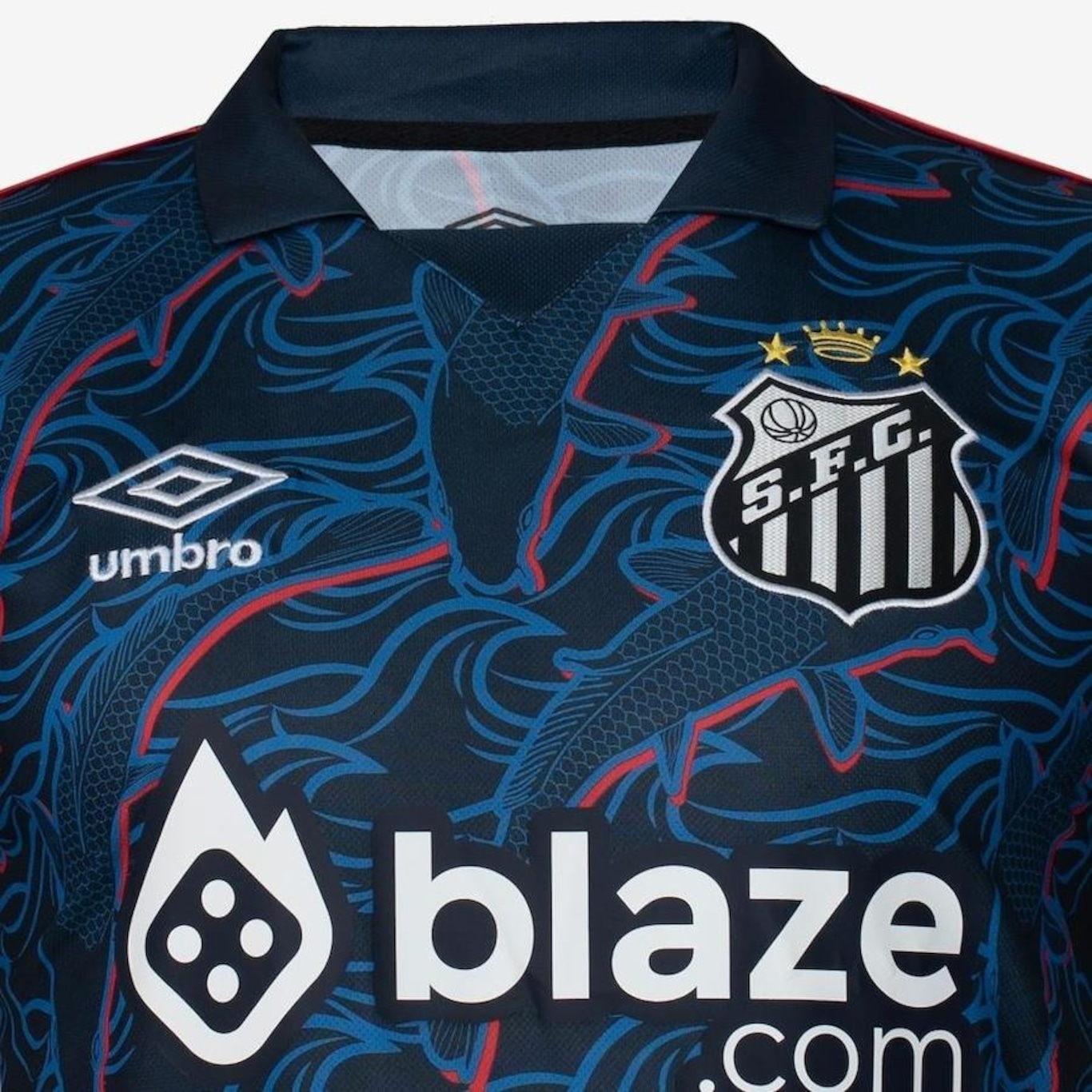 Camisa do Santos Umbro 2023/2024 Uniforme 3 Torcedor N°10 - Masculina - Foto 3