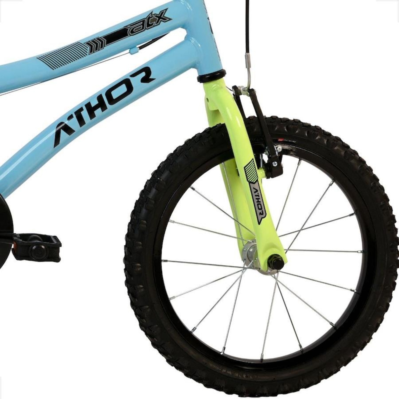 Bicicleta Infantil Aro 16 Athor Atx Tipo Bmx Top Com Rodinha - Foto 2