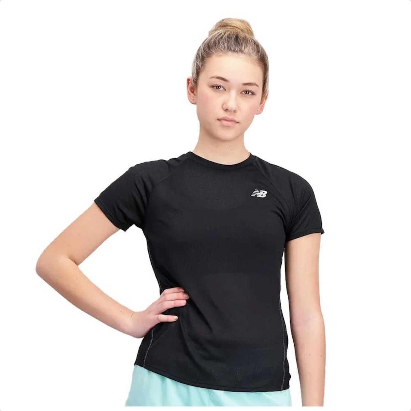 Camiseta New Balance Impact Run - Feminina - Foto 1