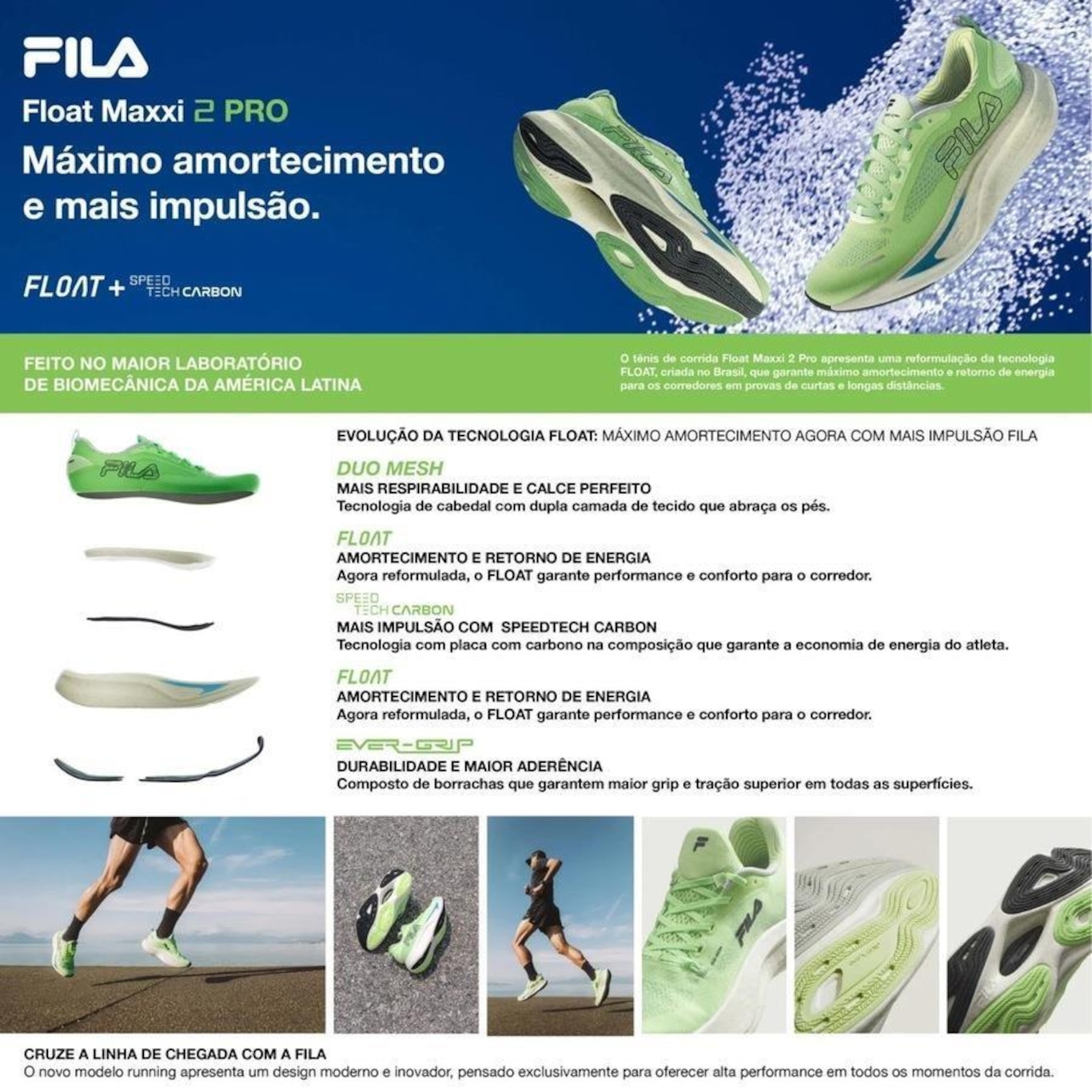 Tênis Fila Float Maxxi 2 Pro Masculino - Foto 4