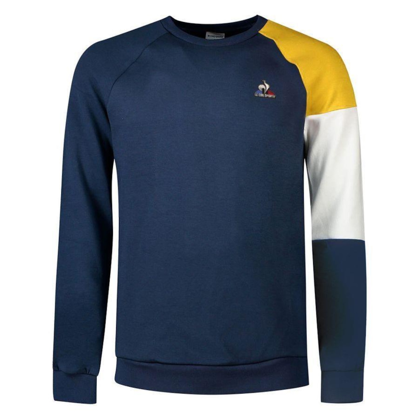 Blusão de Moletom Le Coq Sportif Tricolor N°2 - Masculino - Foto 1