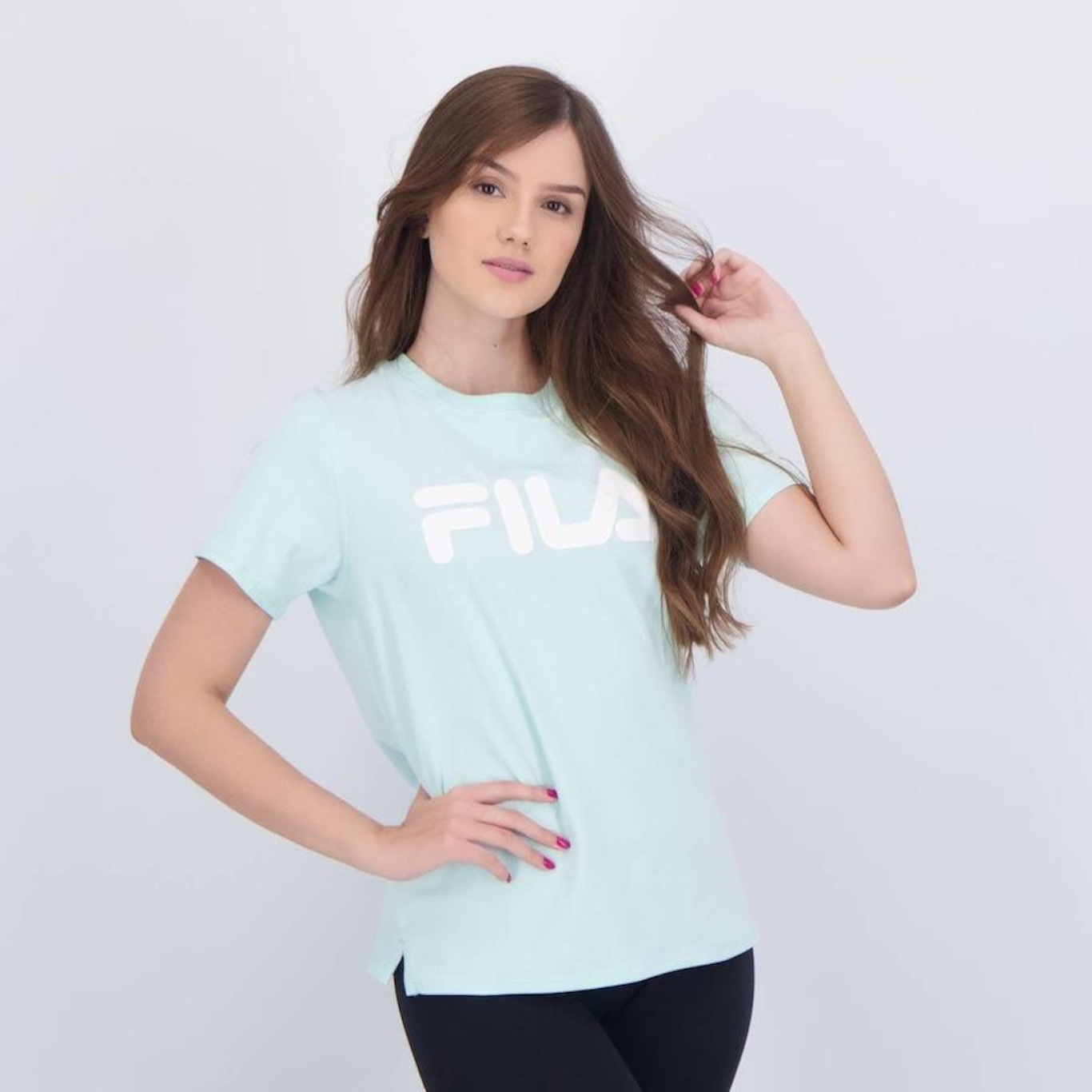 Camiseta Fila Letter Premium Ii - Feminina - Foto 1