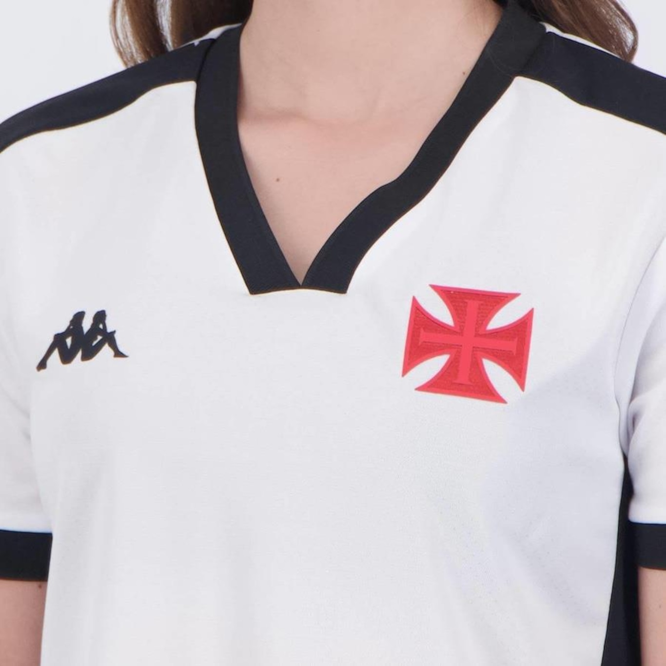 Blusa Cropped Kappa Vasco Supporter - Feminina - Foto 5