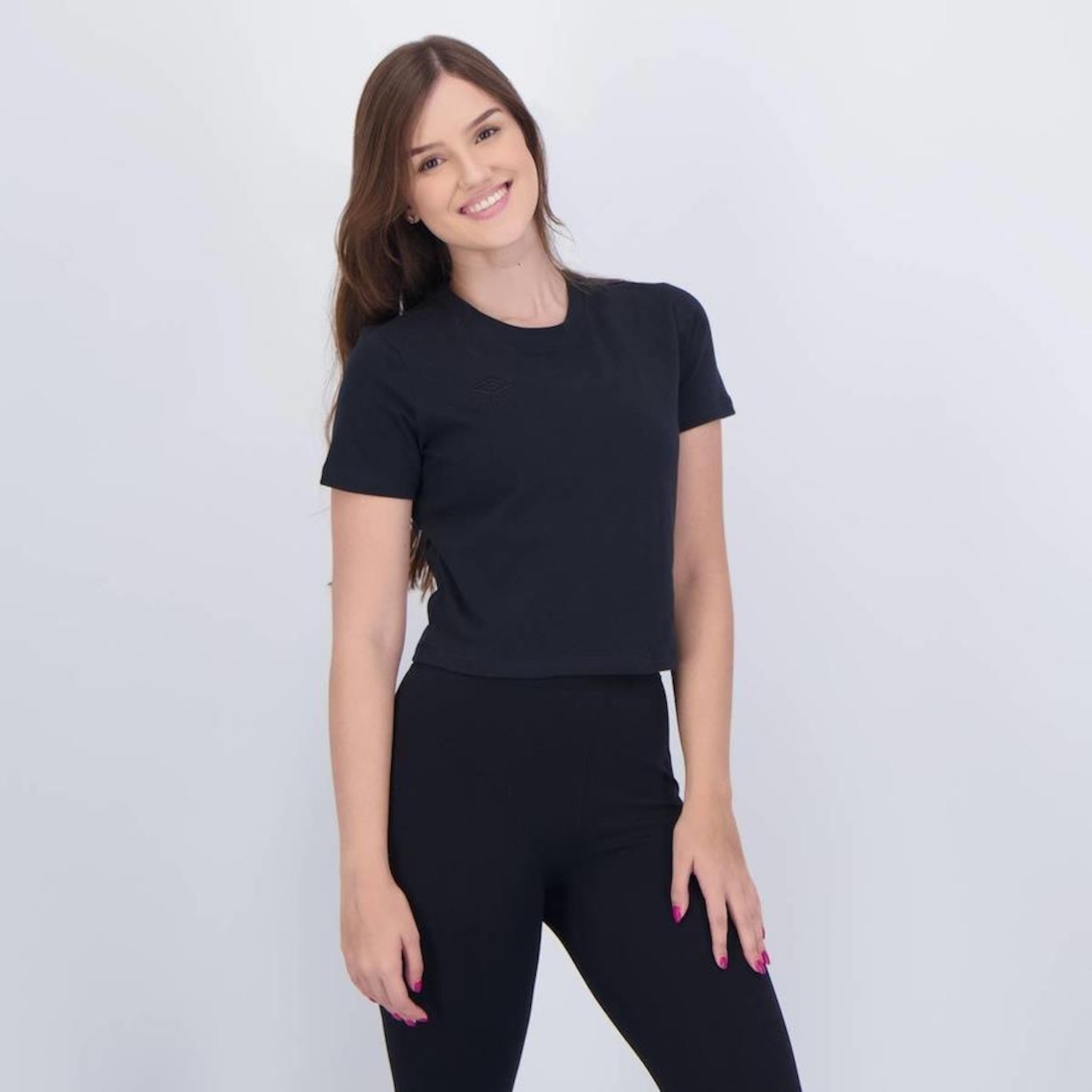 Blusa Cropped Umbro Essential Comfy - Feminina - Foto 2