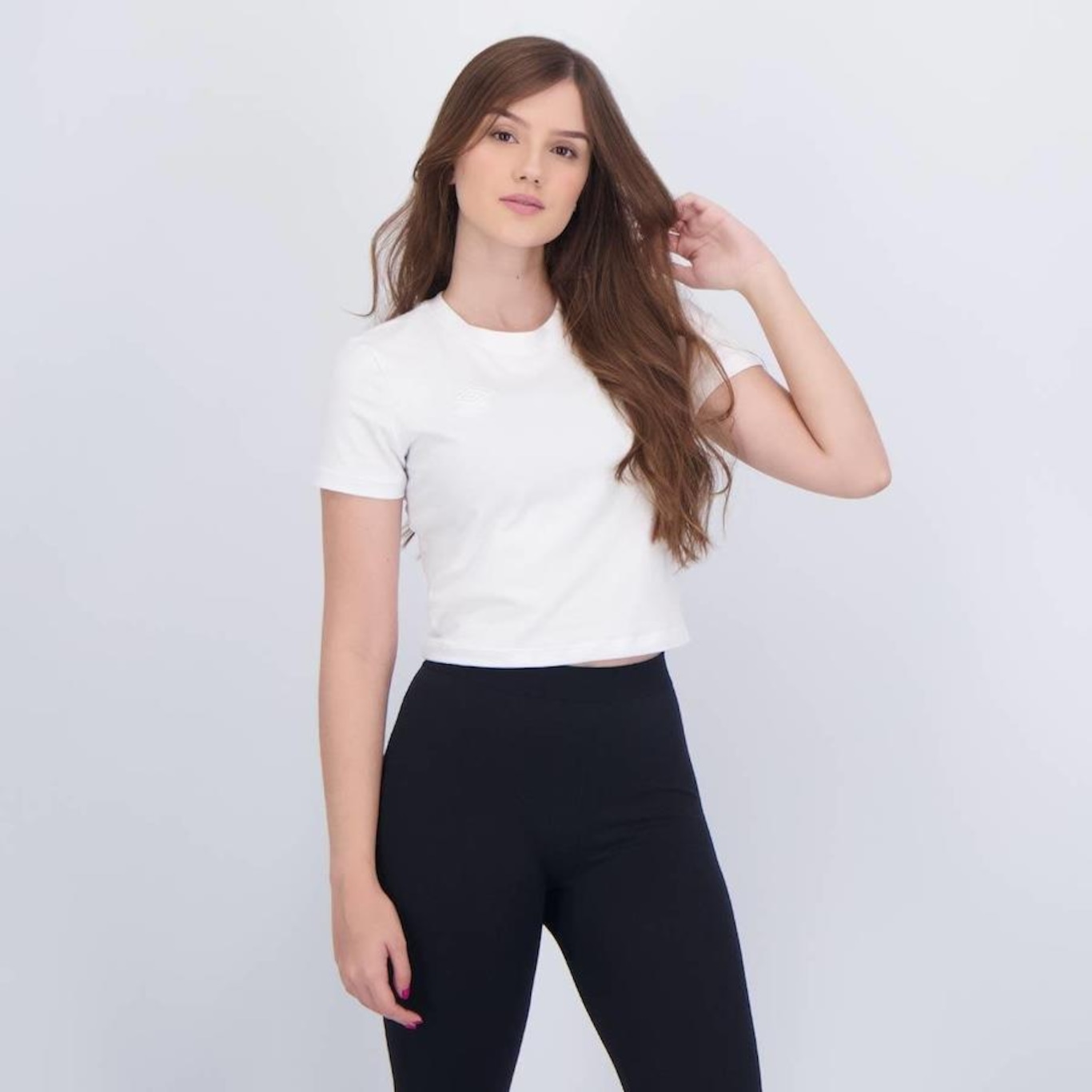 Blusa Cropped Umbro Essential Comfy - Feminina - Foto 2