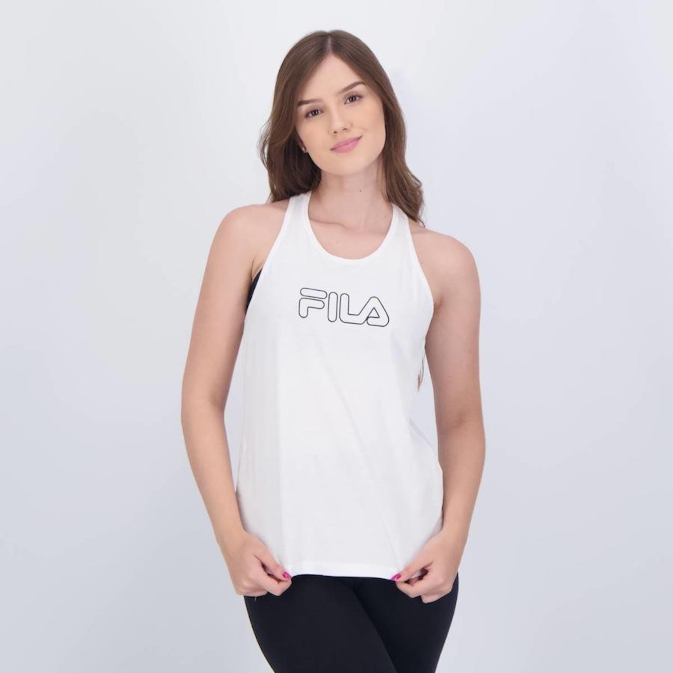 Camiseta Regata Fila Basic Ii - Feminina - Foto 1