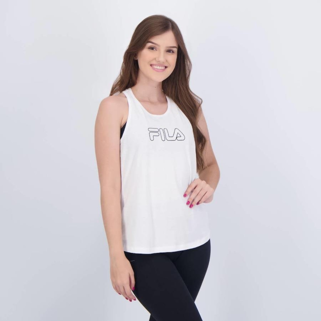 Camiseta Regata Fila Basic Ii - Feminina - Foto 2