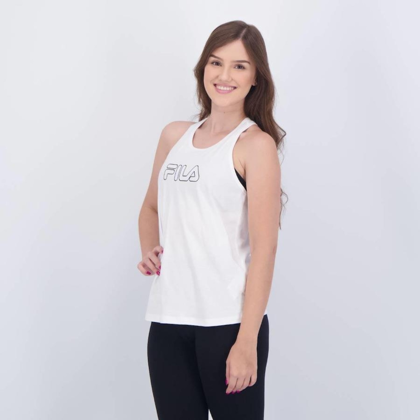 Camiseta Regata Fila Basic Ii - Feminina - Foto 3