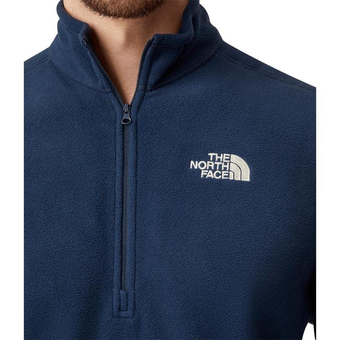 Blusão de Moletom The North Face Fleece Glacier Zip - Masculino - Foto 3